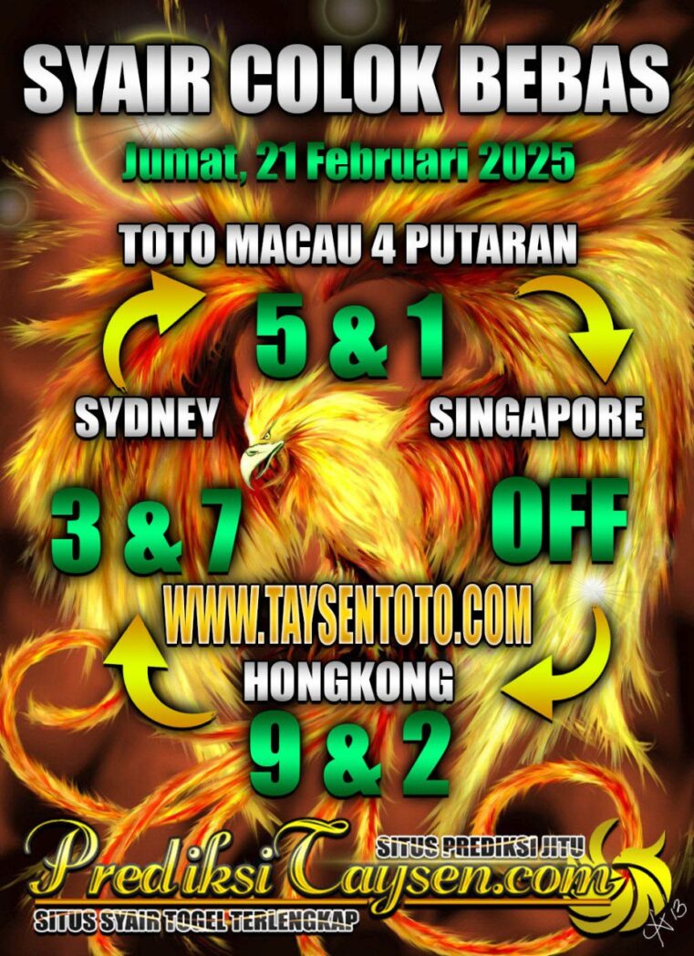 Syair Burung Purba Sydney Hari ini Jumat ,21 Februari 2025