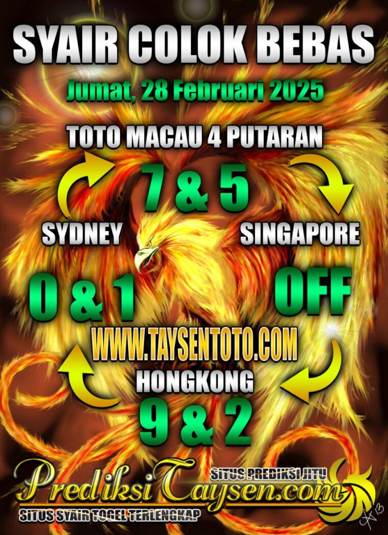 Syair Burung Purba Sydney Hari ini Jumat, 28 Februari 2025