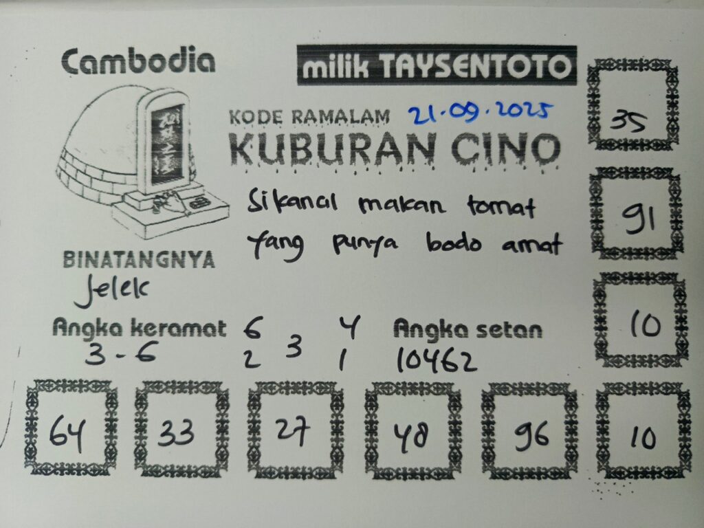 Syair Tari Pendet Cambodia Hari Ini Minggu, 21 September 2025