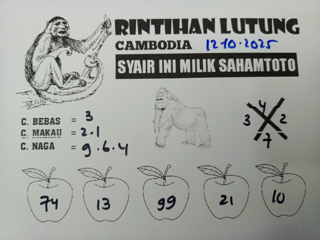 Syair Gunung Kawi CAMBODIA Pools Hari ini Minggu 12 Oktober 2025