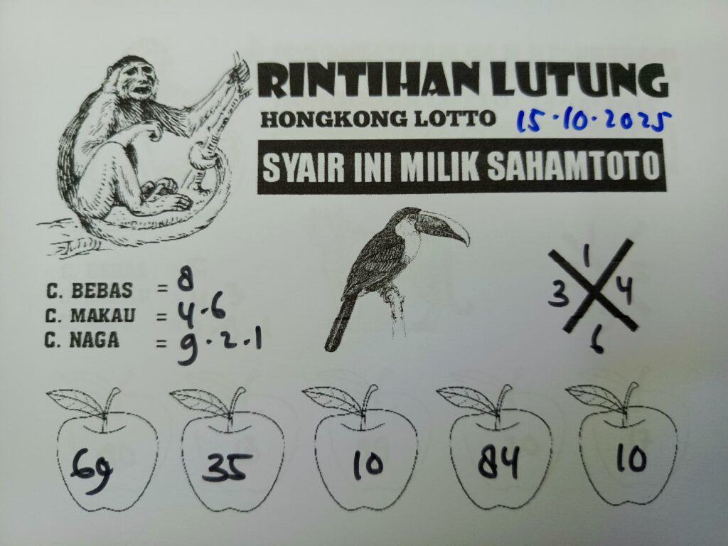 Syair Gunung Kawi HONGKONG LOTTO Hari ini Rabu 15 Oktober 2025