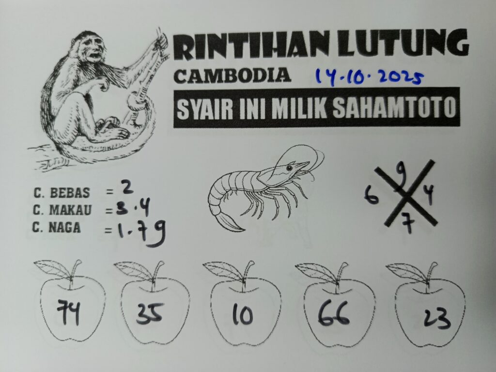 Syair Gunung Kawi CAMBODIA Pools Hari ini Selasa 14 Oktober 2025