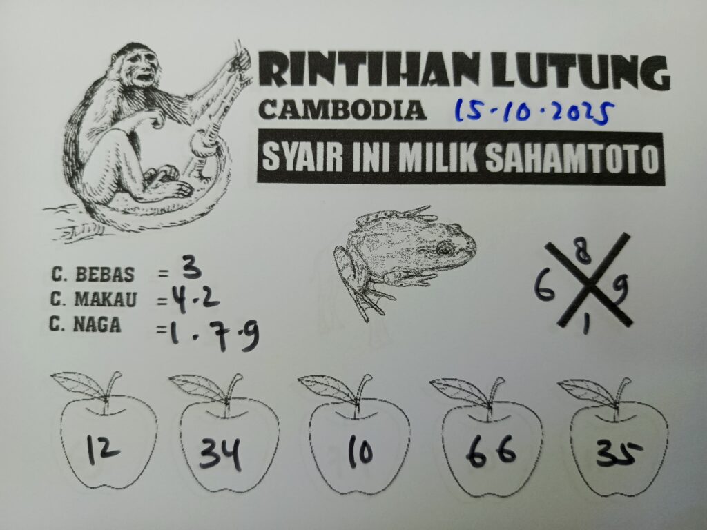 Syair Gunung Kawi CAMBODIA Pools Hari ini Rabu 15 Oktober 2025