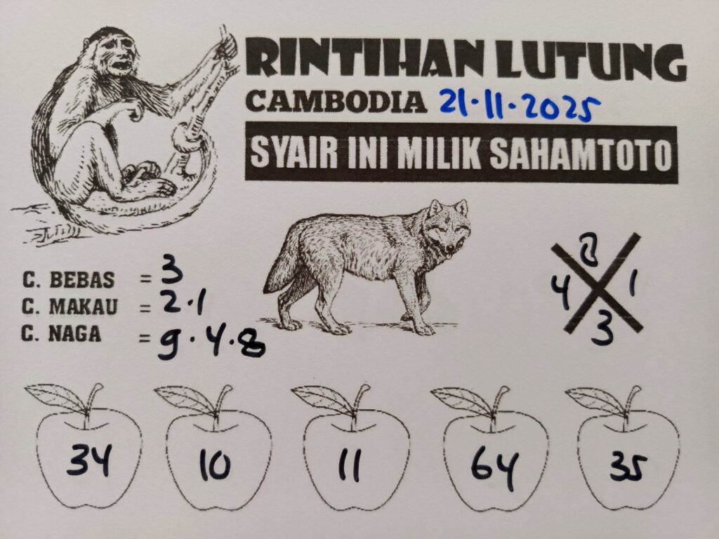 Syair Gunung Kawi CAMBODIA Pools Hari ini Jumat 21 November 2025