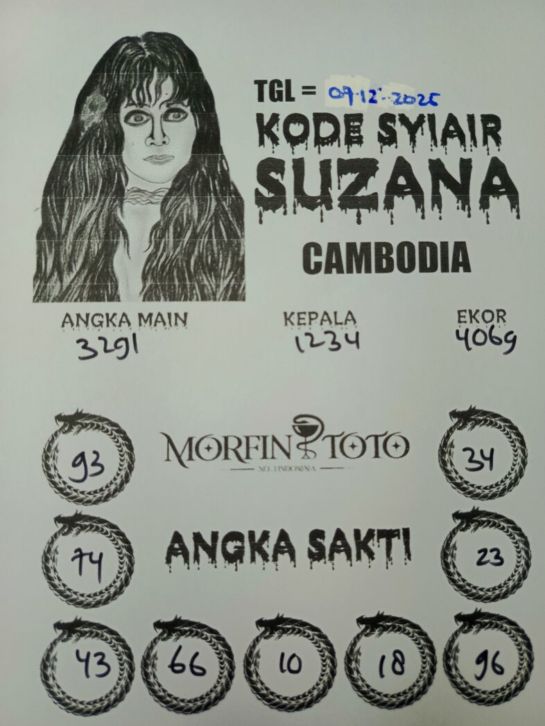 SYAIR TOGEL SUZANA CAMBODIA 07 DESEMBER 2025