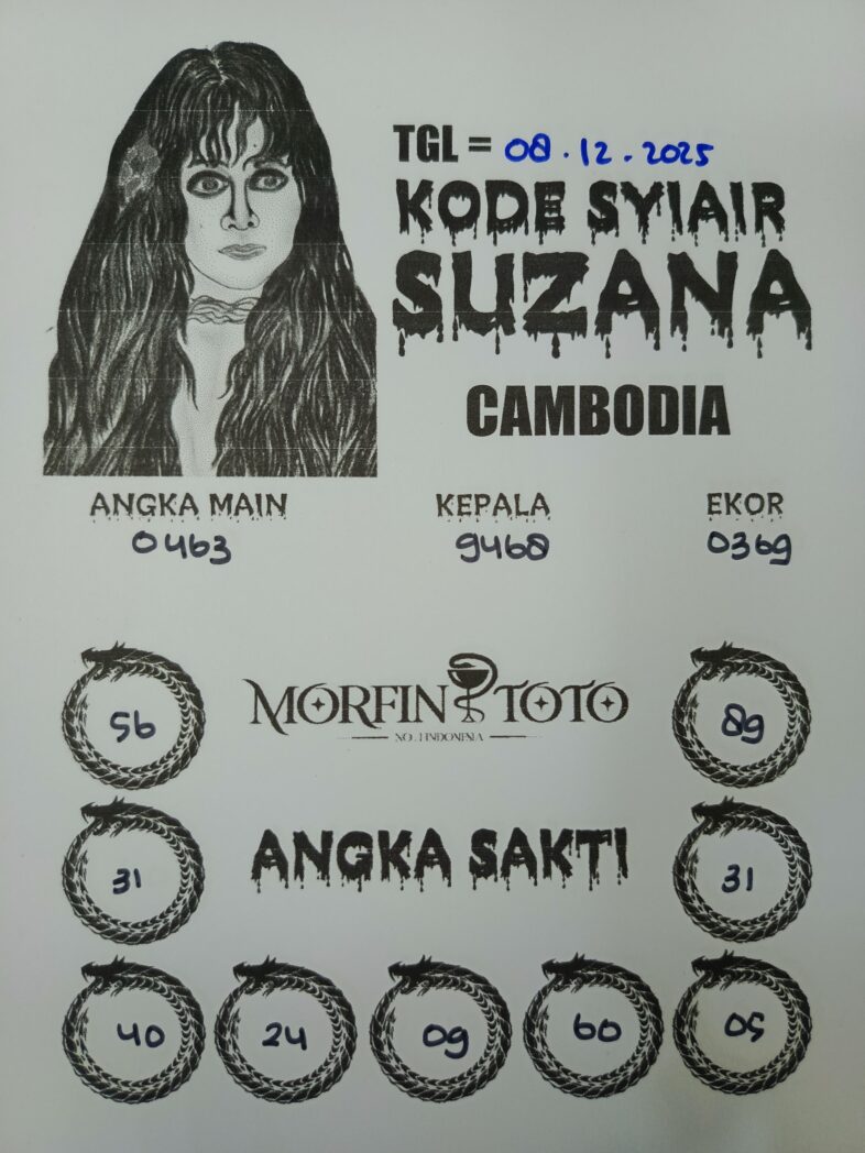 SYAIR TOGEL SUZANA TAIWAN 08 DESEMBER 2025