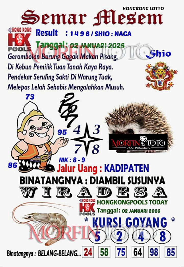 SYAIR TOGEL SEMAR MESEM HONGKONG 02 JANUARI 2026