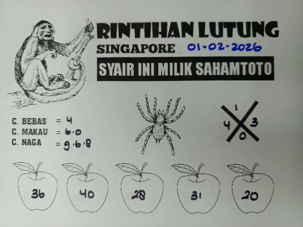 Syair Gunung Kawi HONGKONG LOTTO Hari ini Minggu, 01 Februari 2026