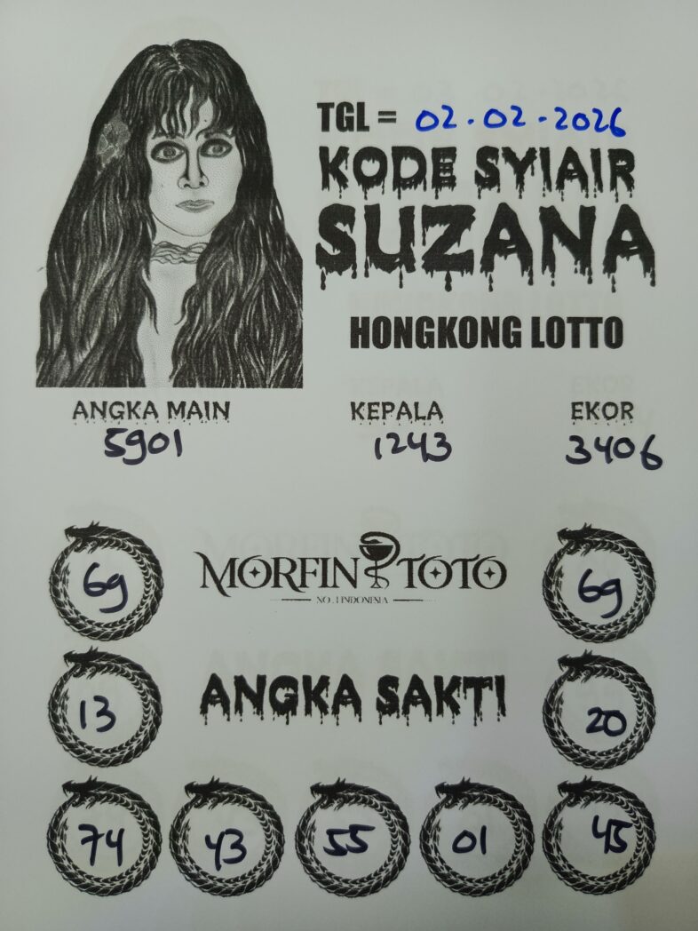 SYAIR TOGEL SUZANA HONGKONG LOTTO 02 FEBRUARI 2026