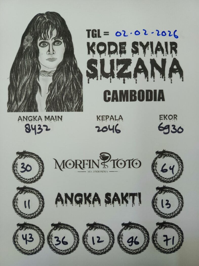 SYAIR TOGEL SUZANA CAMBODIA 02 FEBRUARI 2026