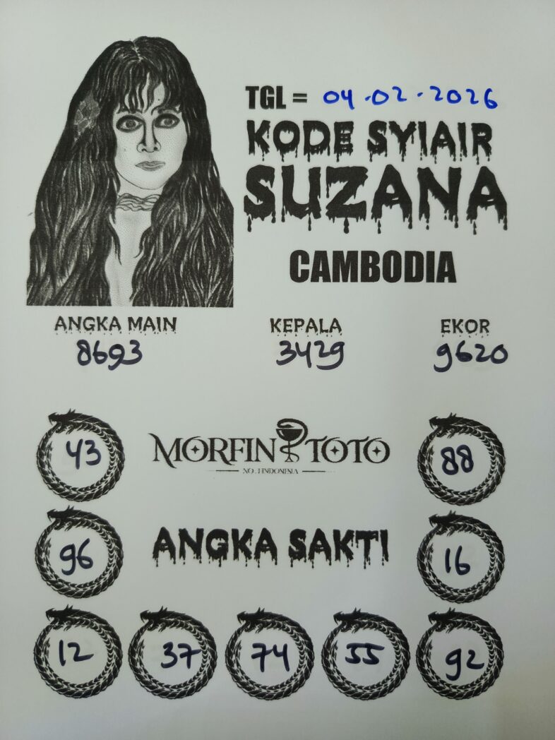 SYAIR TOGEL SUZANA CAMBODIA 04 FEBRUARI 2026