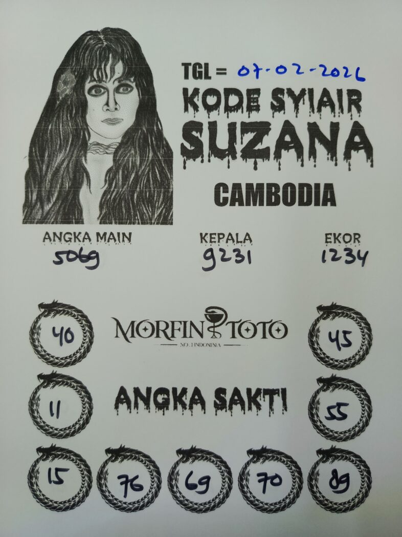 SYAIR TOGEL SUZANA CAMBODIA 07 FEBRUARI 2026