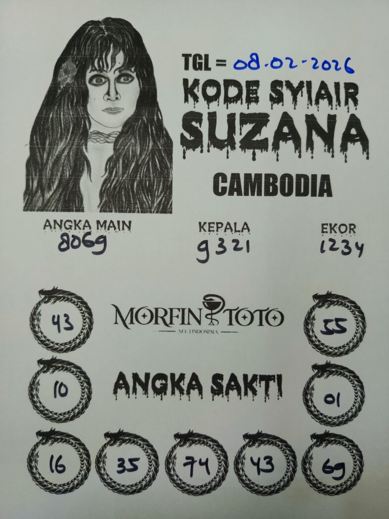 SYAIR TOGEL SUZANA CAMBODIA 08 FEBRUARI 2026
