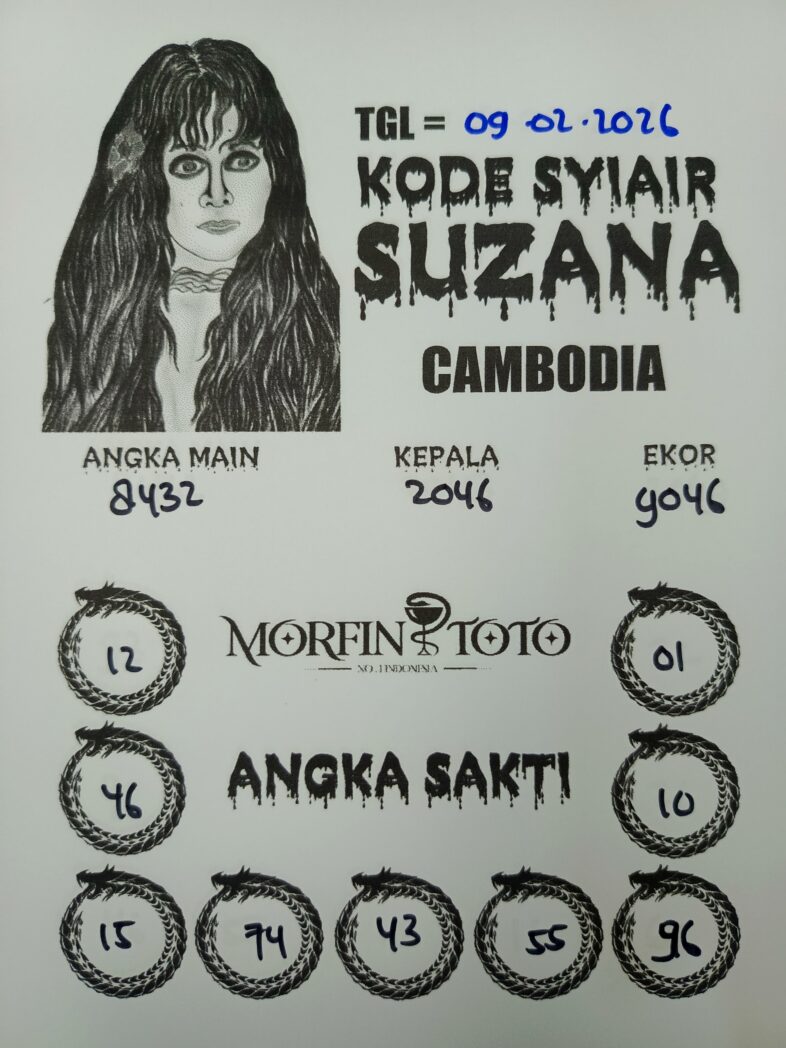 SYAIR TOGEL SUZANA CAMBODIA 09 FEBRUARI 2026