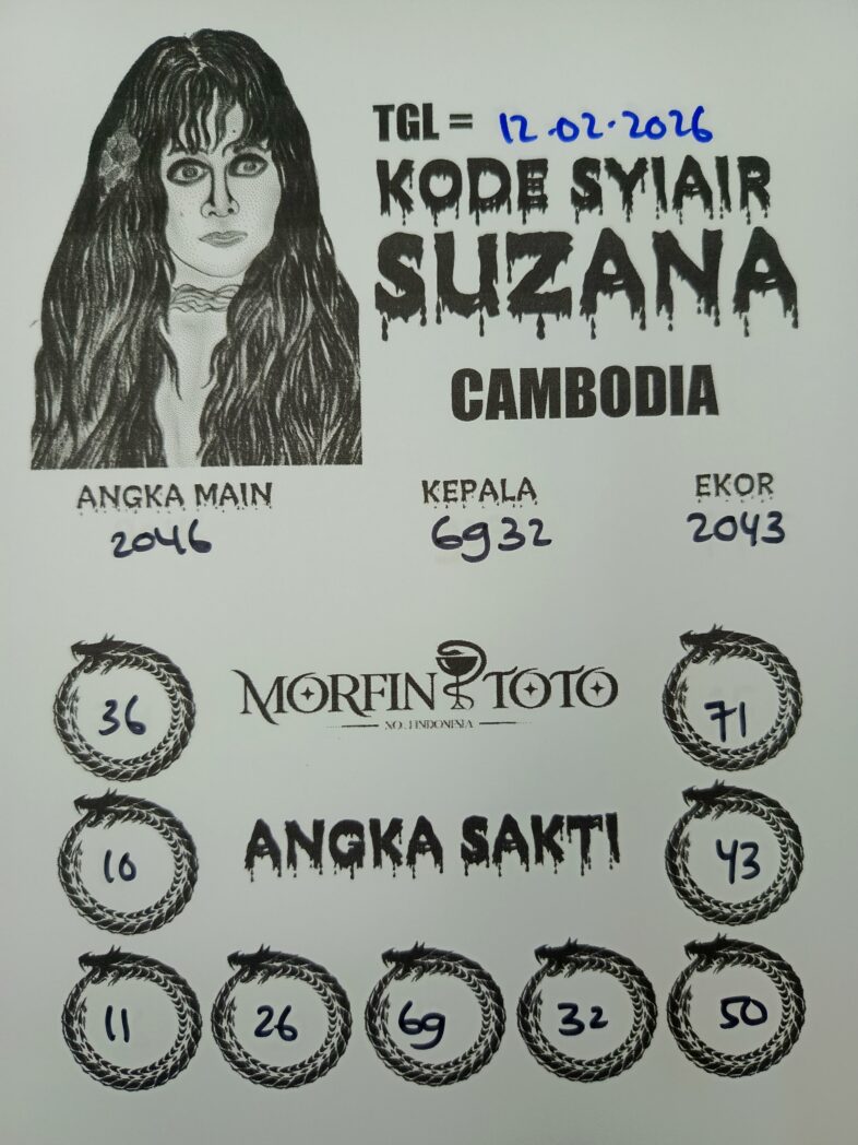 SYAIR TOGEL SUZANA CAMBODIA 12 FEBRUARI 2026