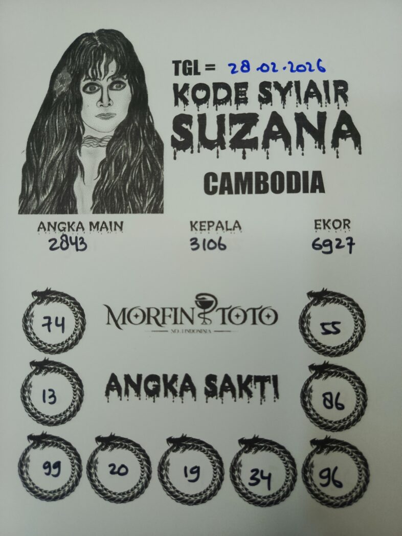 SYAIR TOGEL SUZANA CAMBODIA 28 FEBRUARI 2026