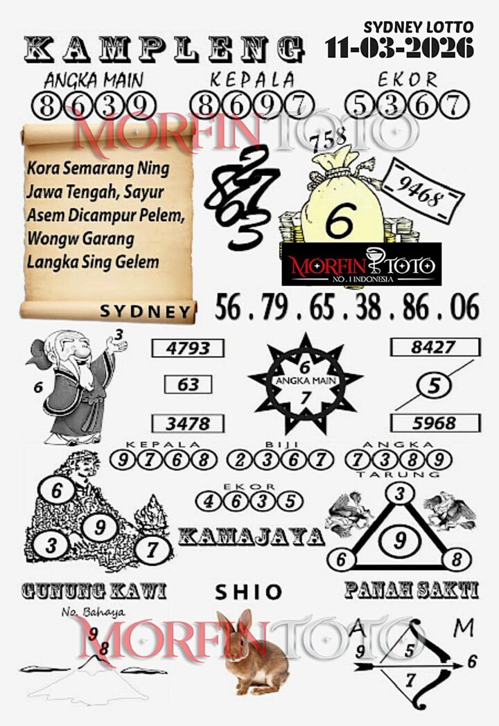 SYAIR TOGEL SINGAPORE KAMPLENG 11  MARET 2026