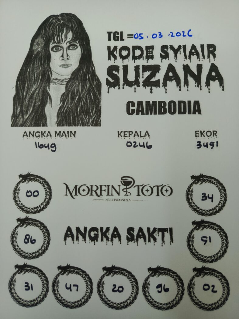 SYAIR TOGEL SUZANA CAMBODIA 05 MARET 2026