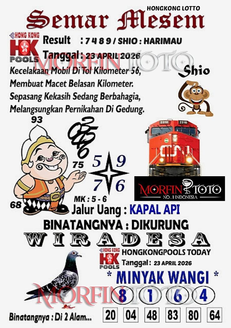 SYAIR TOGEL NAGA MAS  HONGKONG LOTTO 23 APRIL 2026q