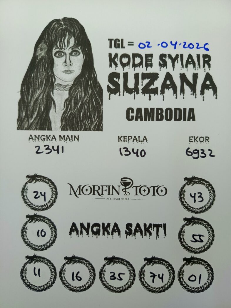 SYAIR TOGEL SUZANA CAMBODIA 02 APRIL 2026