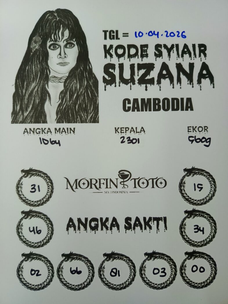 SYAIR TOGEL SUZANA CAMBODIA 10 APRIL 2026