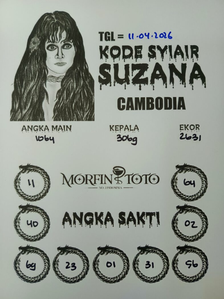 SYAIR TOGEL SUZANA CAMBODIA 11 APRIL 2026