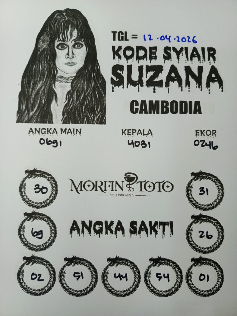 SYAIR TOGEL SUZANA CAMBODIA 12 APRIL 2026