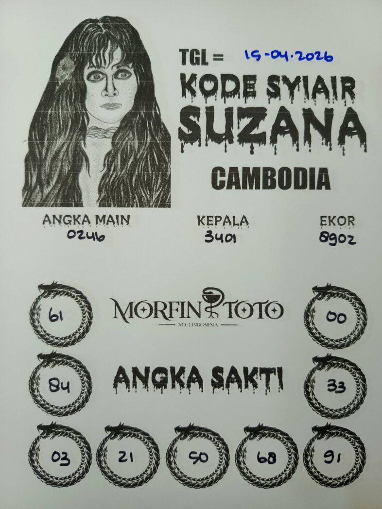 SYAIR TOGEL SUZANA CAMBODIA 15 APRIL 2026