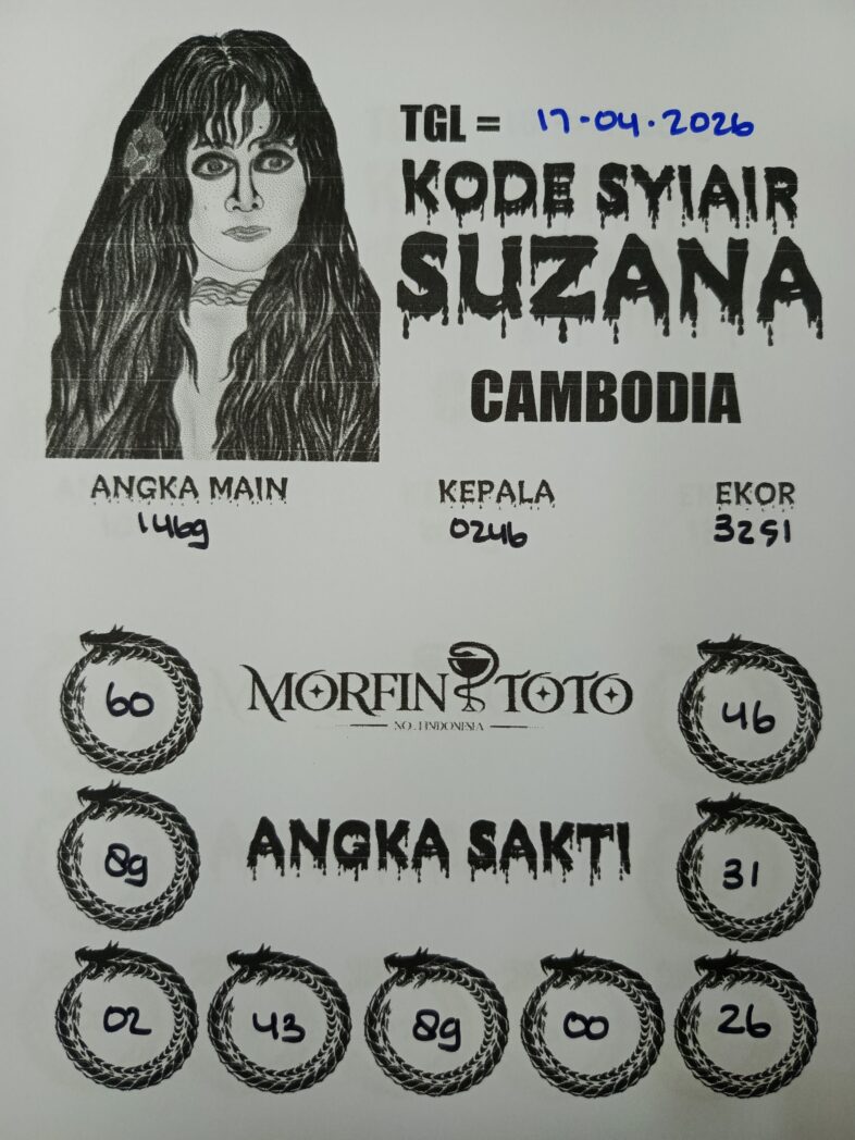 SYAIR TOGEL SUZANA CAMBODIA 17 APRIL 2026