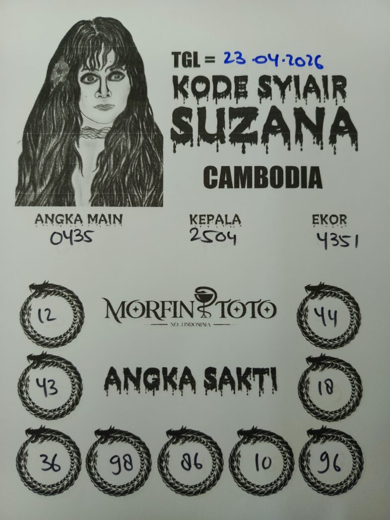 vSYAIR TOGEL SUZANA CAMBODIA 23 APRIL 2026