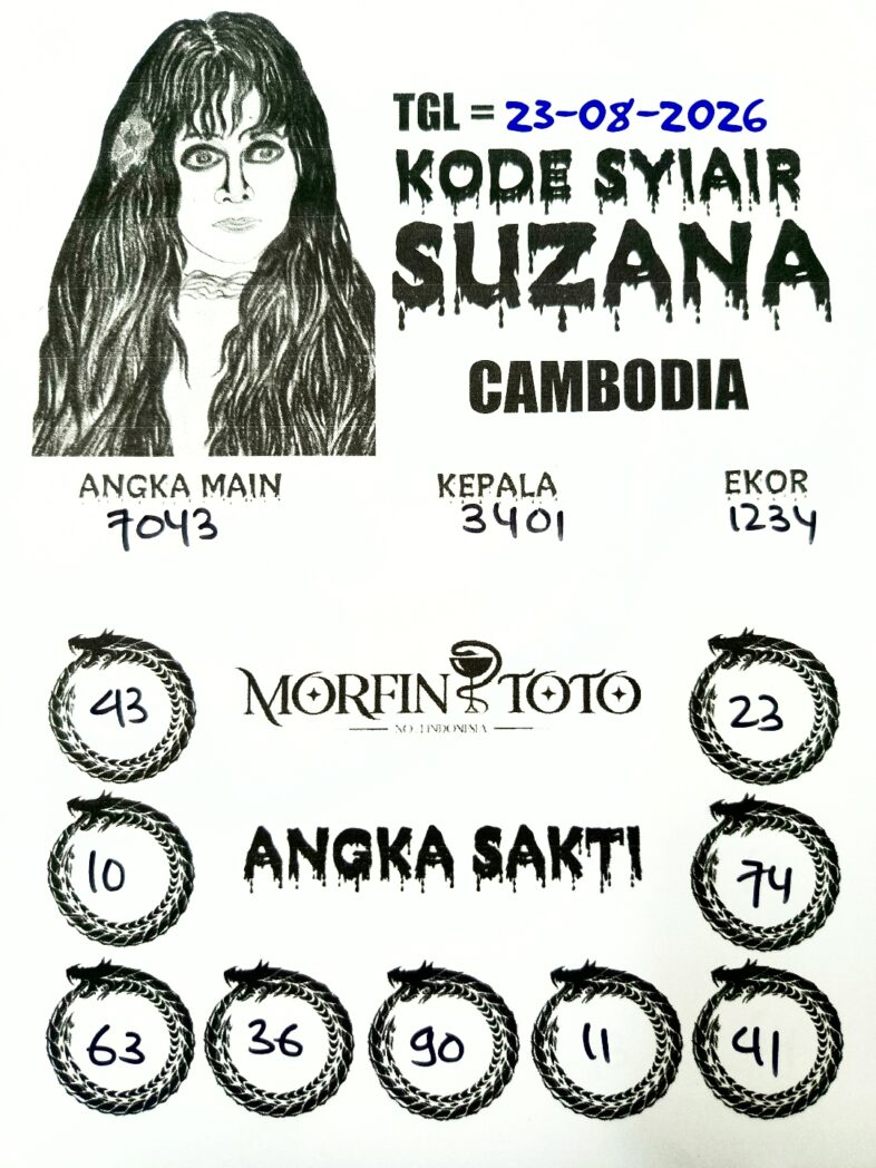 SYAIR TOGEL SUZANA CAMBODIA 24 AGUSTUS 2426